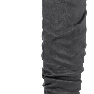 Women's Suede Over-the-Knee Boots Grey 6